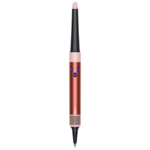 سشوار برس‌دار حالت‌دهنده 1300 وات دایسون مدل Airwrap id HS08، موتور AC، وزن 650 گرم، دارای سری شانه‌دار، سری برس‌دار گرد پهن، خشک‌کن ملایم با ویژگی فرکنندگی، صاف‌کنندگی، حجم‌دهندگی، با قابلیت فناوری تولید یون